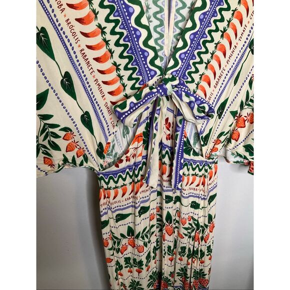 FARM Rio V-Neck Kaftan Maxi Cut-Out Dress - Picture 7 of 13